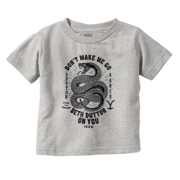 Yellowstone Snake Beth Dutton On You Toddler Boy Girl T Shirt Infant Toddler Brisco Brands 12M