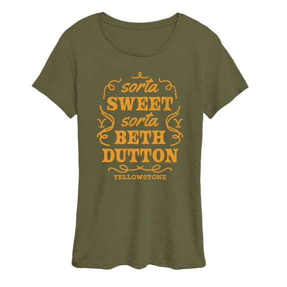 Yellowstone - Sorta Sweet Sorta Beth Dutton - Women's Short Sleeve Graphic T-Shirt