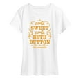 thumbnail image 1 of Yellowstone - Sorta Sweet Sorta Beth Dutton - Women's Short Sleeve Graphic T-Shirt, 1 of 6