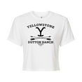thumbnail image 1 of Yellowstone  - Stone Dutton Arrows - Juniors Cropped Cotton Blend T-Shirt, 1 of 6