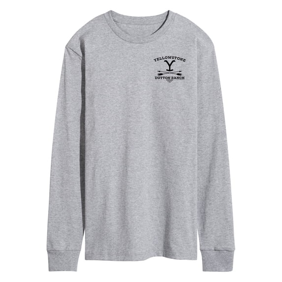Yellowstone - Stone Dutton Arrows Left Chest - Men's Long Sleeve T-Shirt