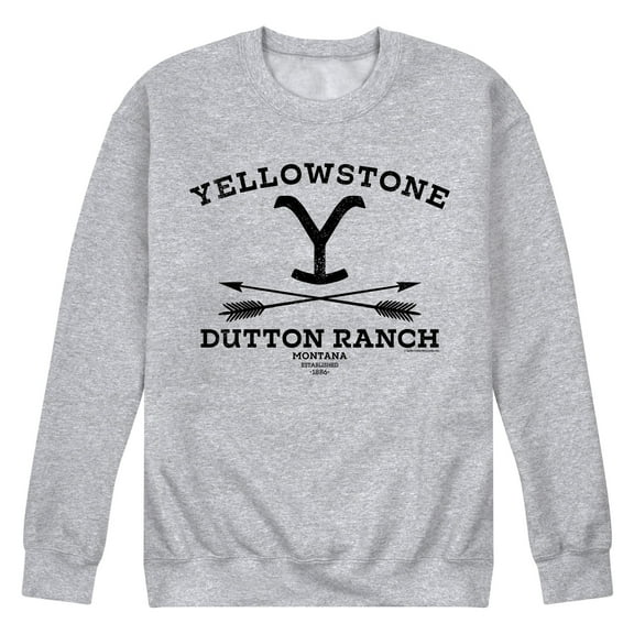 Yellowstone - Stone Dutton Arrows - Men's Long Sleeve Crew Neck Fleece