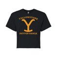 thumbnail image 1 of Yellowstone  - Stone Dutton Bravado - Juniors Cropped Cotton Blend T-Shirt, 1 of 6