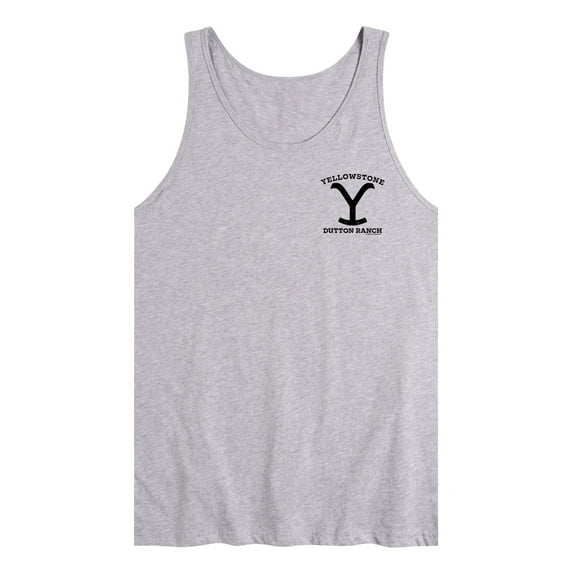 Yellowstone - Stone Duttonbravado Left Chest - Men's Jersey Tank Top