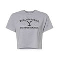 thumbnail image 1 of Yellowstone  - Stone Wild Signage - Juniors Cropped Cotton Blend T-Shirt, 1 of 6
