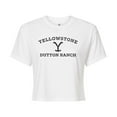thumbnail image 1 of Yellowstone  - Stone Wild Signage - Juniors Cropped Cotton Blend T-Shirt, 1 of 6