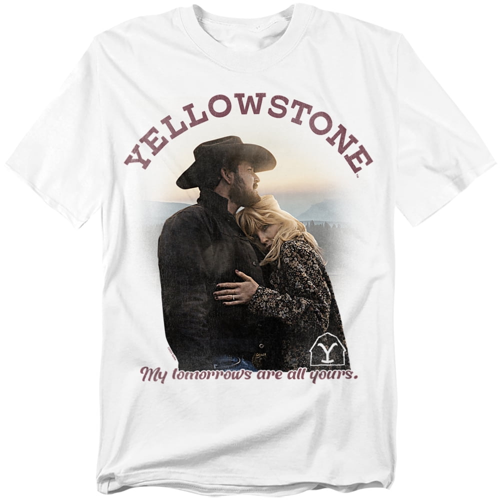 Yellowstone Rip Merch Yellowstone T-Shirt Beth And Rip Tomorrows Unisex Graphic Tee for Men ...