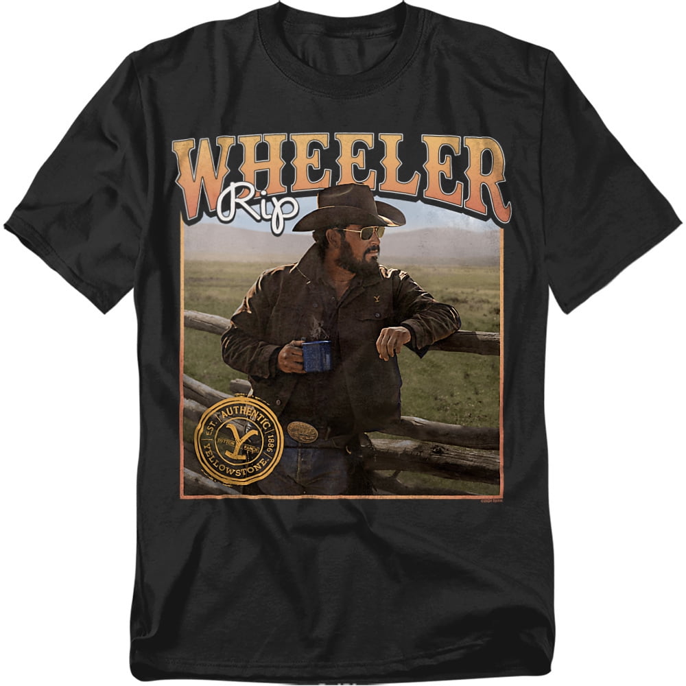 Yellowstone Rip Merch Yellowstone T-Shirt Coffee With Rip Wheeler Unisex Graphic Tee for Men ...
