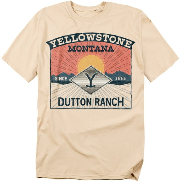 Yellowstone T-Shirt Dutton Ranch Montana 1886 Unisex Graphic Tee for Men & Women