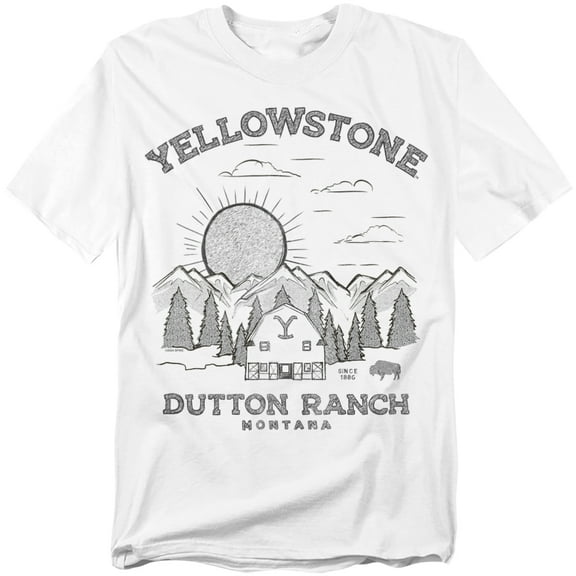Yellowstone T-Shirt Dutton Ranch Sun Rise Unisex Graphic Tee for Men & Women