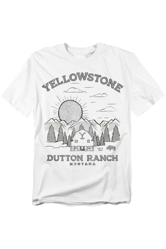 T-Shirt Dutton Ranch Sun Rise Unisex Graphic Tee for Men & Women