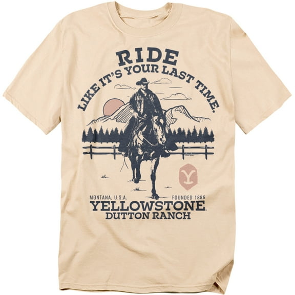 Yellowstone T-Shirt Ride Like It'S Your Last Time Unisex Graphic Tee for Men & Women