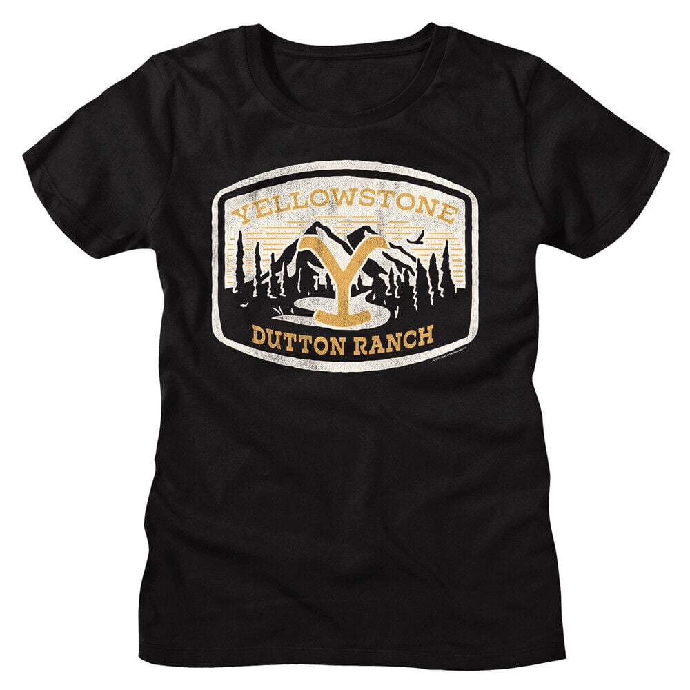 Yellowstone TV Dutton Ranch Montana Country Mountain Trees Patch Women