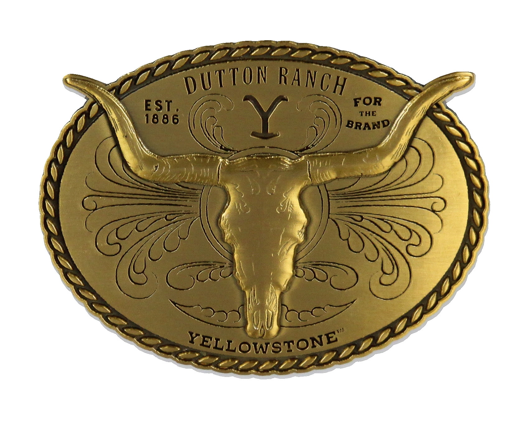 SEVEN TIMES SIX Yellowstone TV Series Dutton Ranch Western Cowboy Heavy Duty Belt Buckle