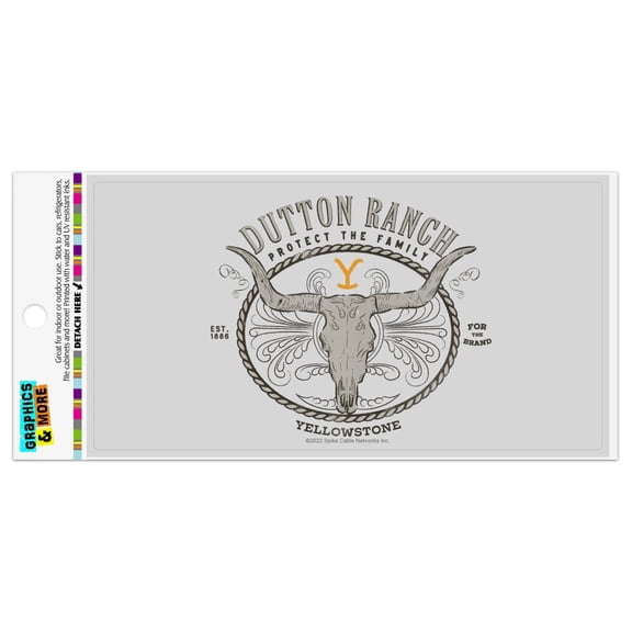Yellowstone TV Show Badge Automotive Car Refrigerator Locker Vinyl Magnet