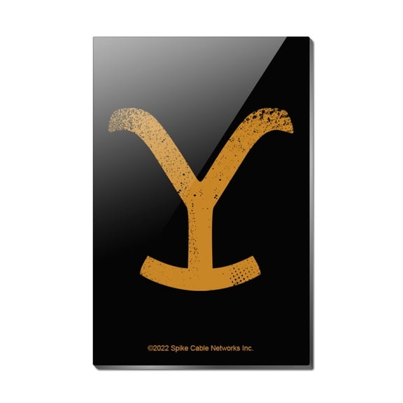 Yellowstone TV Show Brand Rectangle Acrylic Fridge Refrigerator Magnet