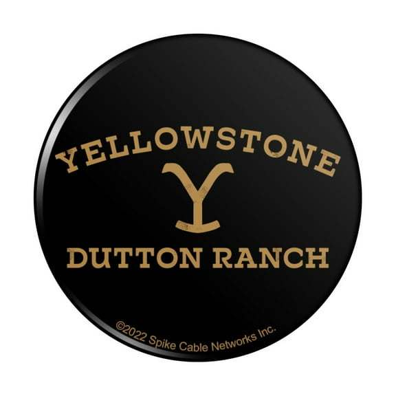 Yellowstone TV Show Dutton Ranch Kitchen Refrigerator Locker Button Magnet