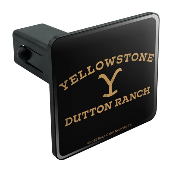 Yellowstone TV Show Dutton Ranch Tow Trailer Hitch Cover Plug Insert