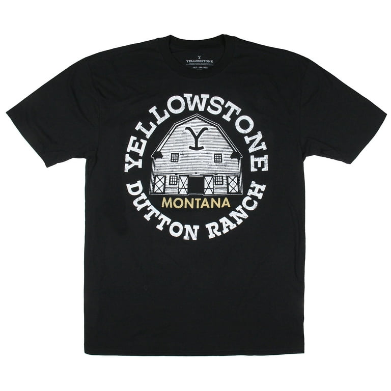 TV Show Mens Dutton Ranch Barn Design Big and Tall T Shirt