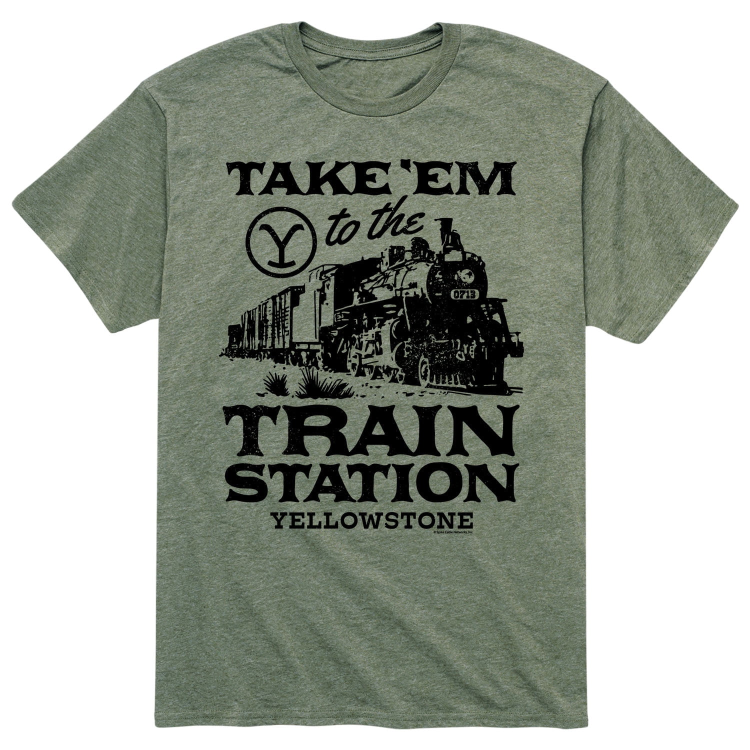 Yellowstone Take 'Em To The Train Station Men's Short Sleeve