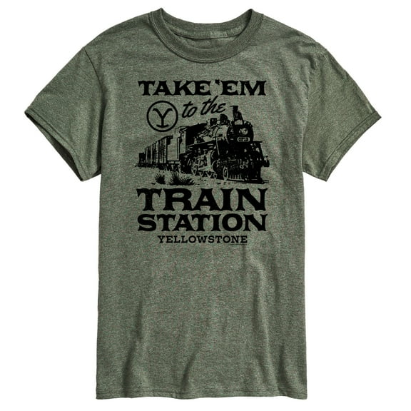 Yellowstone - Take 'Em To The Train Station - Men's Short Sleeve Graphic T-Shirt