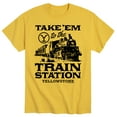 thumbnail image 1 of Yellowstone - Take 'Em To The Train Station - Men's Short Sleeve Graphic T-Shirt, 1 of 5