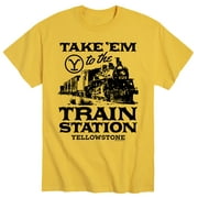 Yellowstone - Take 'Em To The Train Station - Men's Short Sleeve Graphic T-Shirt