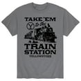 thumbnail image 1 of Yellowstone - Take 'Em To The Train Station - Men's Short Sleeve Graphic T-Shirt, 1 of 5