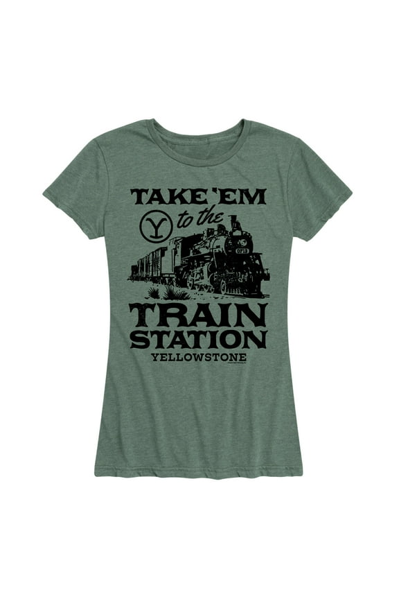 - Take 'Em To The Train Station - Women's Short Sleeve Graphic T-Shirt