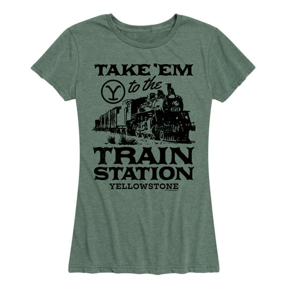 Yellowstone - Take 'Em To The Train Station - Women's Short Sleeve Graphic T-Shirt