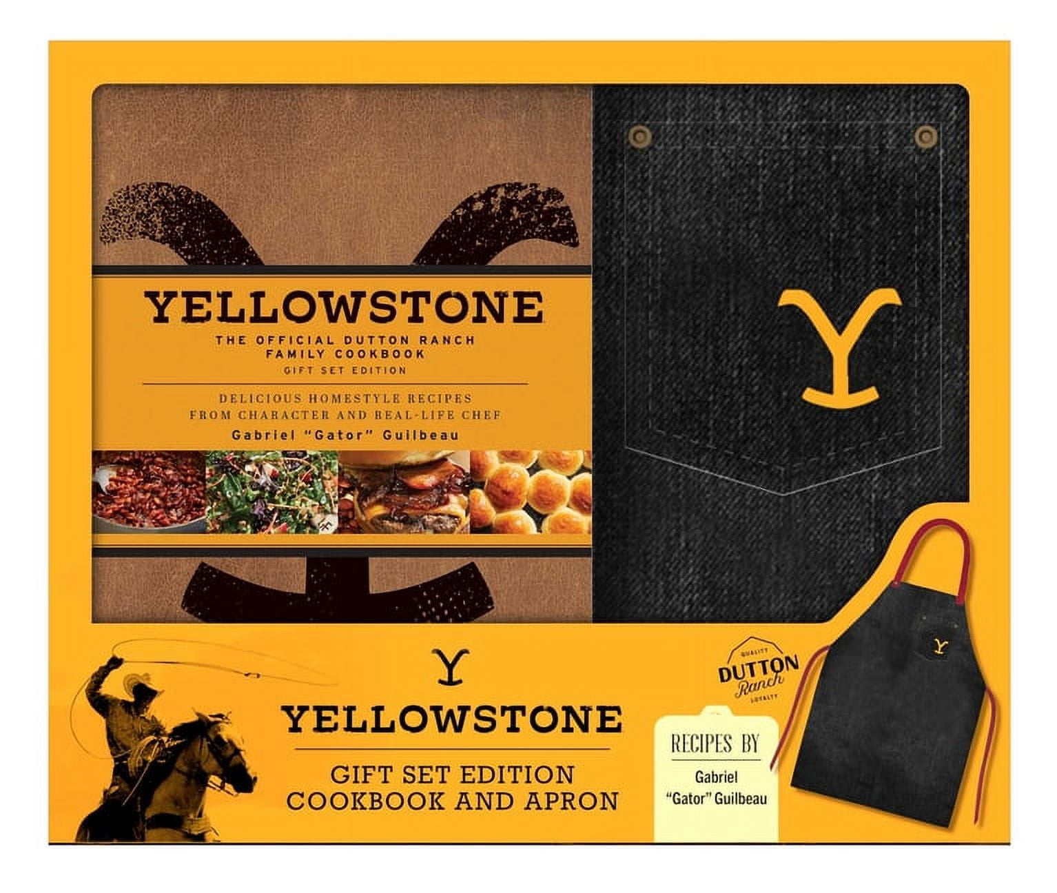 Yellowstone The Official Dutton Ranch Family Cookbook Gift Set Plus