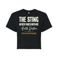 thumbnail image 1 of Yellowstone  - The Sting Never Fades - Juniors Cropped Cotton Blend T-Shirt, 1 of 6