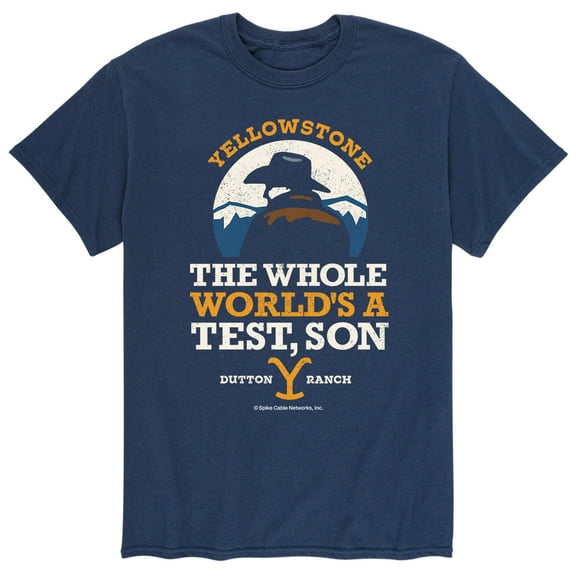 Yellowstone - The Whole World Test Son - Men's Short Sleeve Graphic T-Shirt