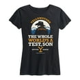 thumbnail image 1 of Yellowstone - The Whole World Test Son - Women's Short Sleeve Graphic T-Shirt, 1 of 5