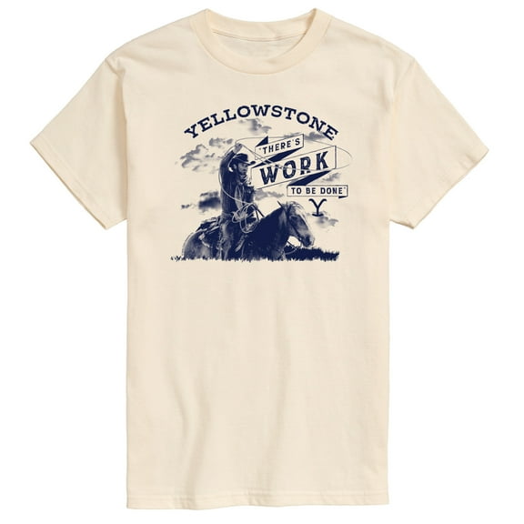 Yellowstone - Theres Work To Be Done - Men's Short Sleeve Graphic T-Shirt