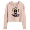 thumbnail image 1 of Yellowstone  - Train Station Tours  - Juniors Cropped Pullover Hoodie, 1 of 6