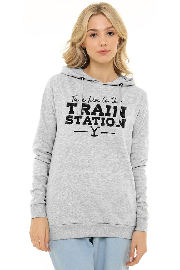 Train Station Yellowstone Women's Hoodie