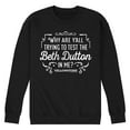 thumbnail image 1 of Yellowstone - Trying To Test The Beth Dutton - Men's Crew Neck Fleece Pullover, 1 of 6