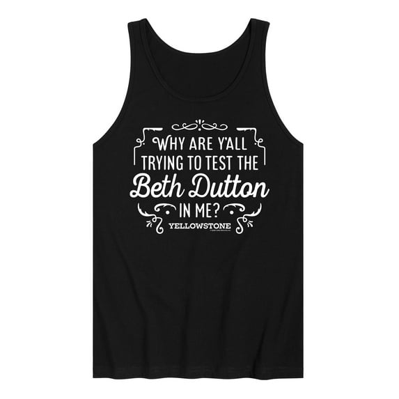 Yellowstone - Trying To Test The Beth Dutton - Men's Jersey Tank Top