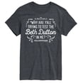 thumbnail image 1 of Yellowstone - Trying To Test The Beth Dutton - Men's Short Sleeve Graphic T-Shirt, 1 of 6
