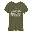 thumbnail image 1 of Yellowstone - Trying To Test The Beth Dutton - Women's Short Sleeve Graphic T-Shirt, 1 of 4