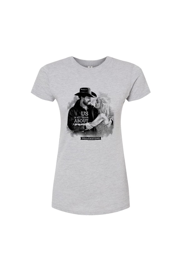 - Us Is All I Think About - Juniors Fitted Graphic T-Shirt