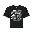 thumbnail image 1 of Yellowstone  - Walker Ranch Hand - Juniors Cropped Cotton Blend T-Shirt, 1 of 6
