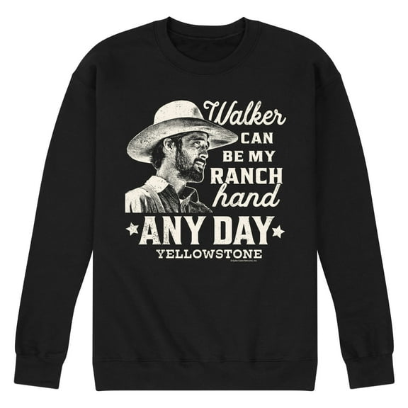 Yellowstone - Walker Ranch Hand - Men's Crew Neck Fleece Pullover