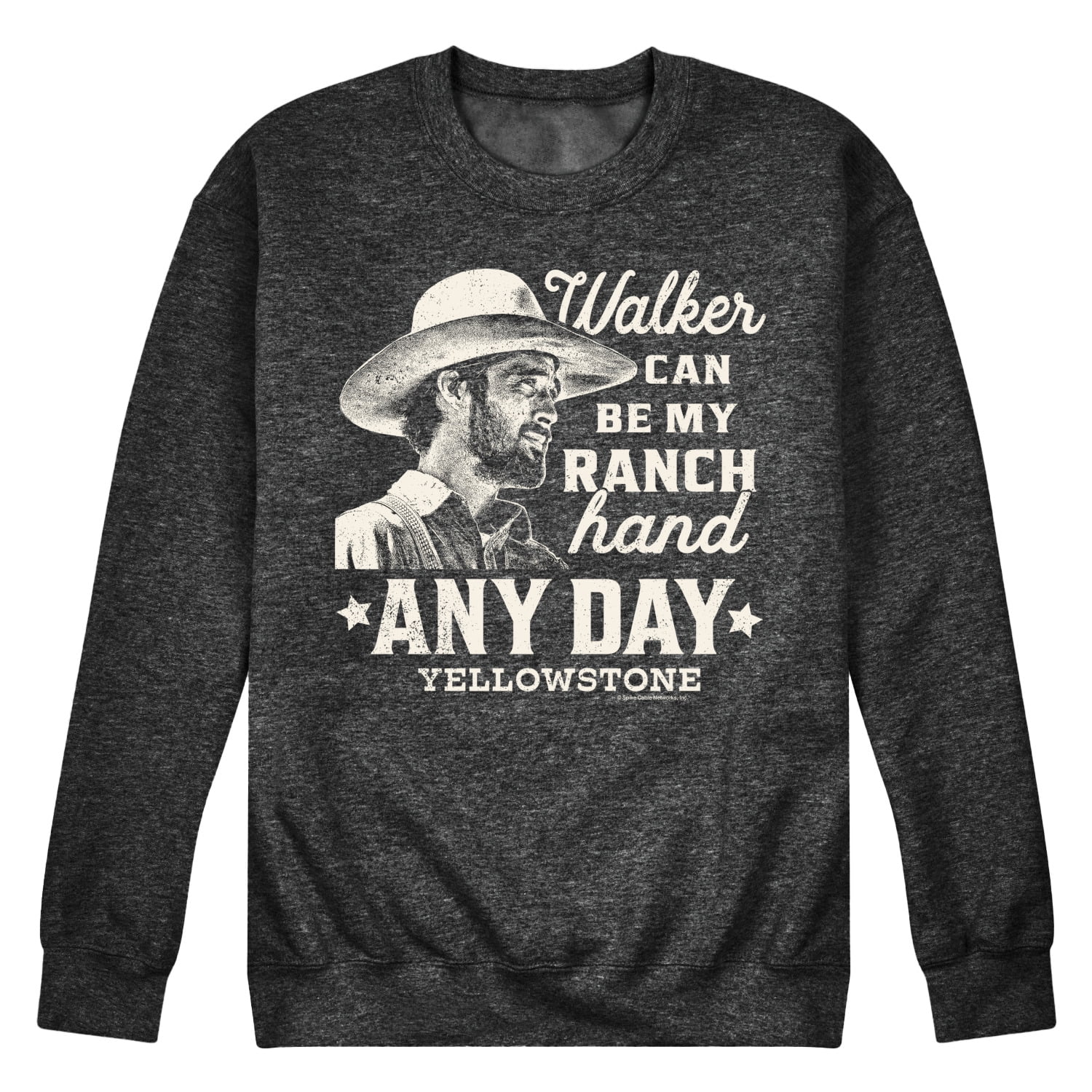 Yellowstone Walker Ranch Hand Men's Crew Neck Fleece Pullover