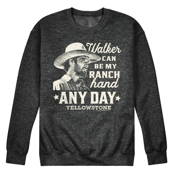 Yellowstone - Walker Ranch Hand - Men's Crew Neck Fleece Pullover