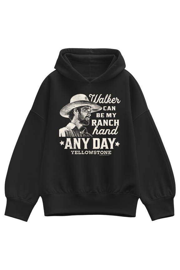 - Walker Ranch Hand - Women's Oversized Fleece Hoodie Sweatshirt