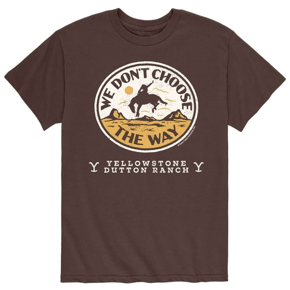 Yellowstone - We Don't Choose The Way - Men's Short Sleeve Graphic T-Shirt