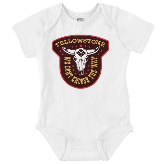 Yellowstone We Don’t Choose The Way Romper Boys or Girls Infant Baby Brisco Brands NB