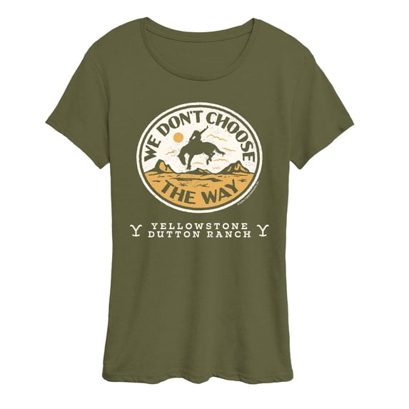 Yellowstone - We Don't Choose The Way - Women's Short Sleeve Graphic T-Shirt